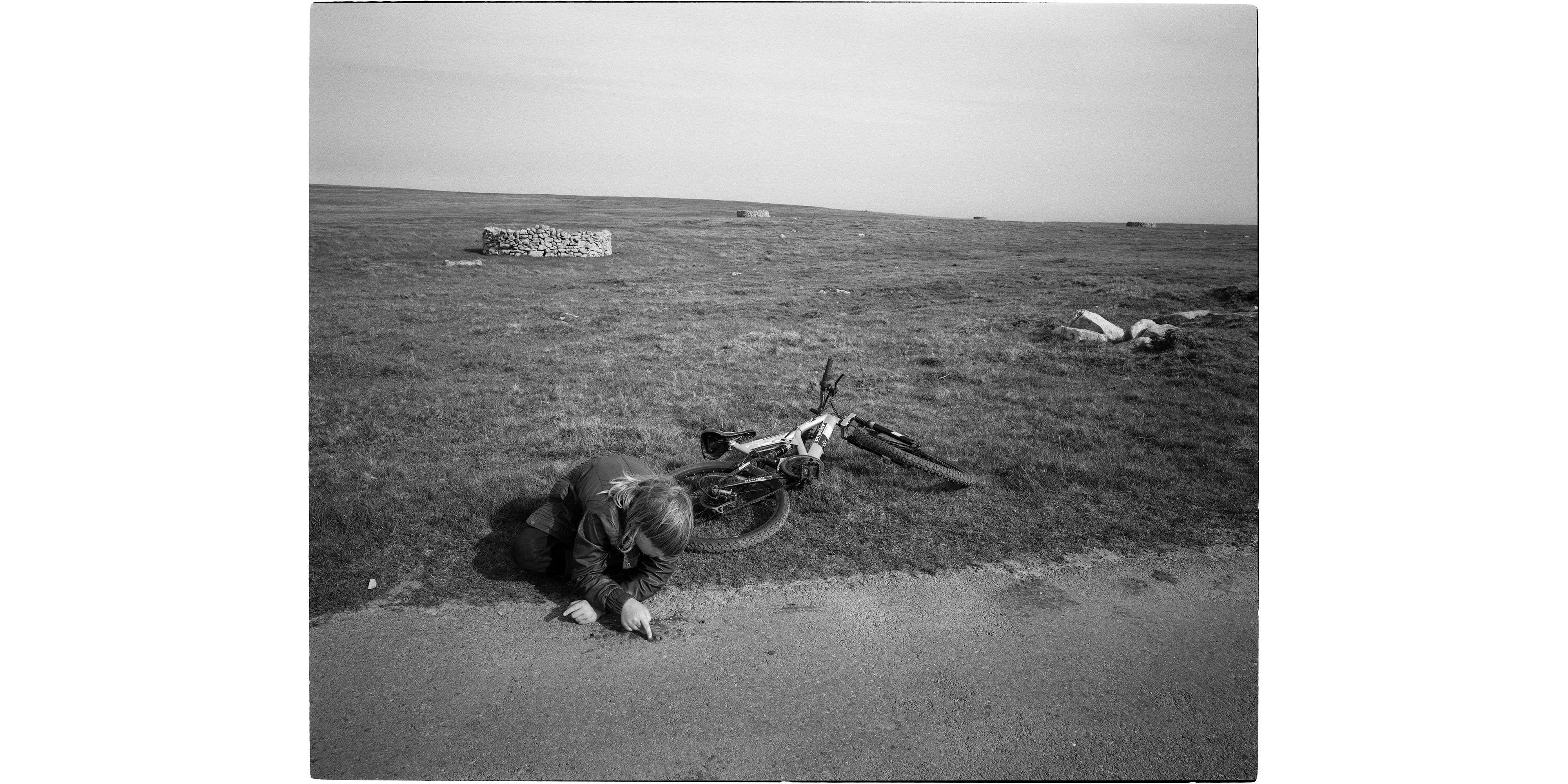 foula shetland landscape black and white photography